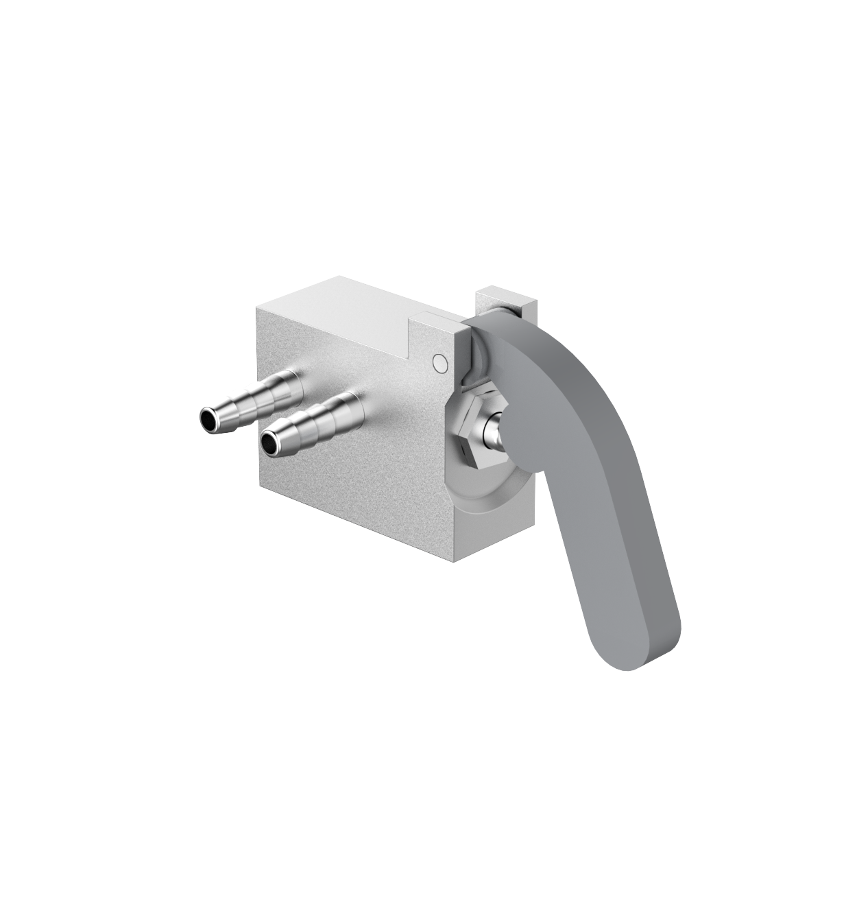 方形常闭/常开挂架阀-灰色